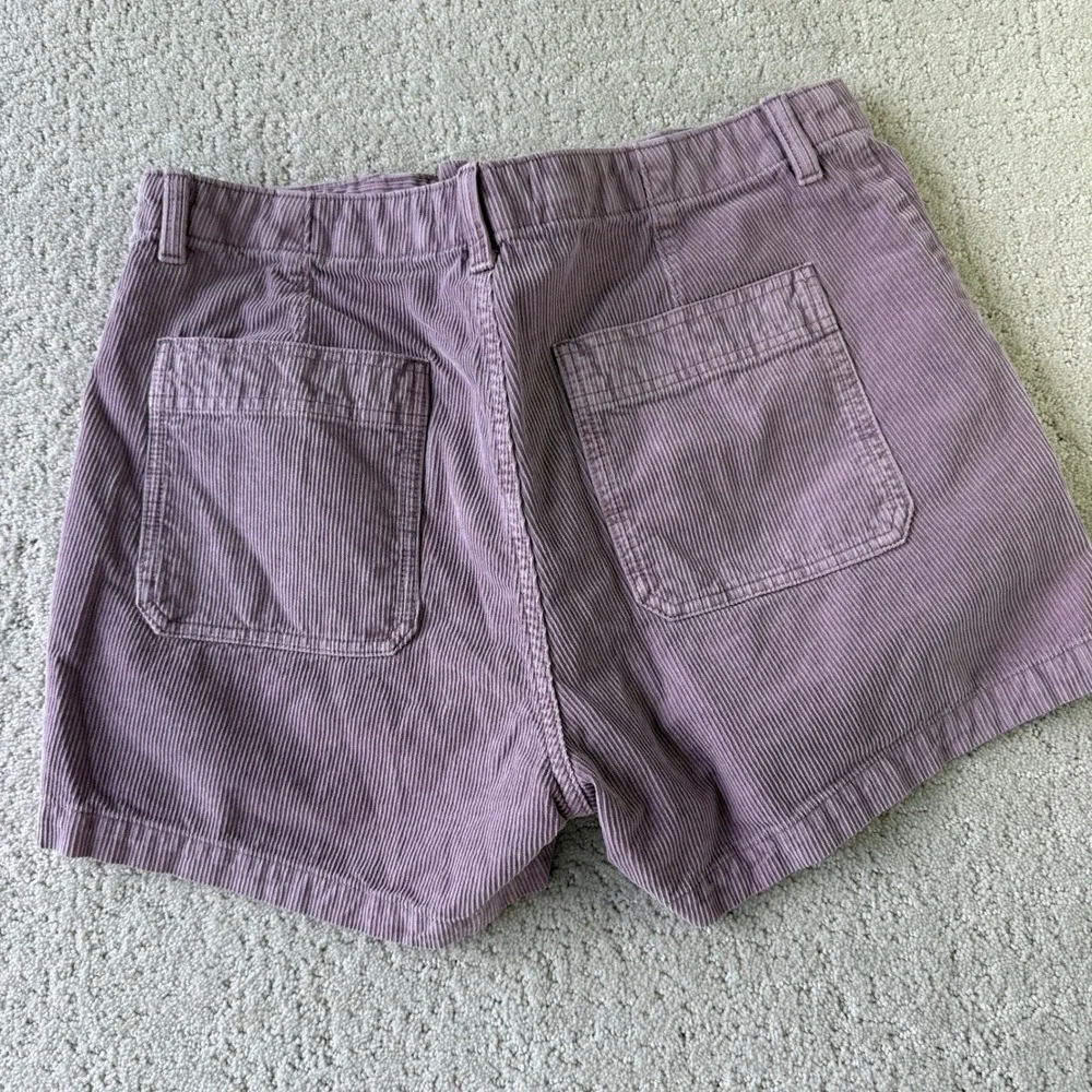 Outerknown Seventyseven Cord Shorts Womens 30 Mauve Purple Utility Cotton